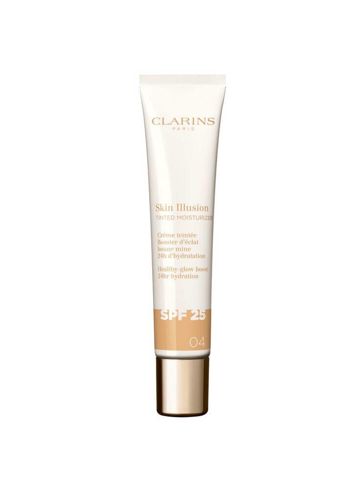 CLARINS SKIN ILLUSION TINTED MOISTURIZER trattamento anti-età illuminante colorato SPF 25 #04 40 ml