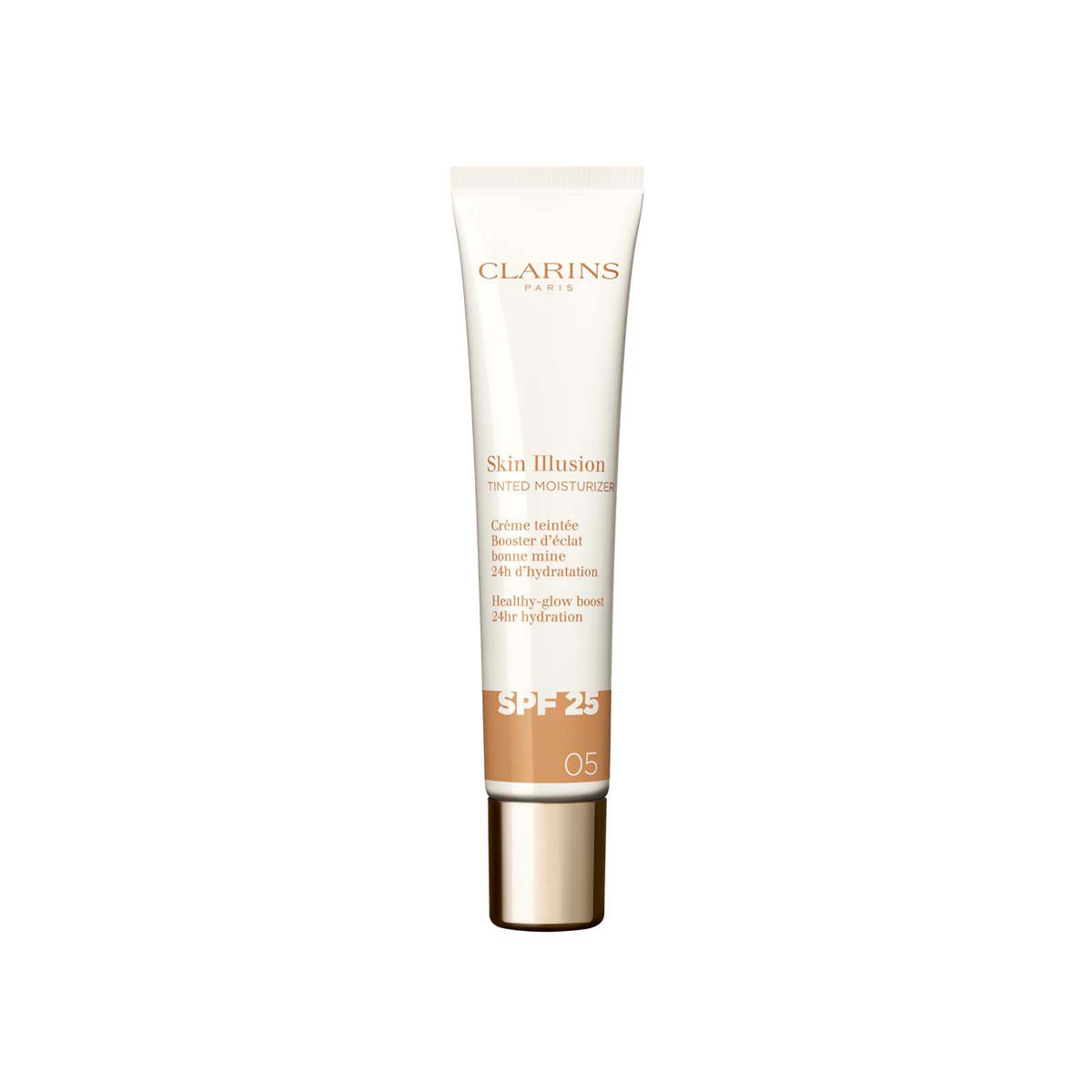 CLARINS SKIN ILLUSION TINTED MOISTURIZER anti-aging tinted glow treatment SPF 25 #05 40 ml