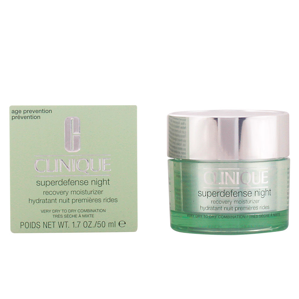 CLINIQUE SUPERDEFENSE NIGHT recovery moisturizer I/II 50 ml