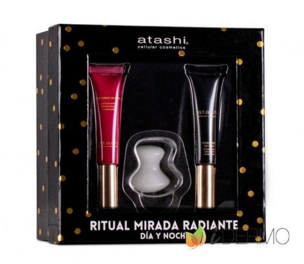 ATASHI Radiant Look Ritual Duo Contorno Occhi Anti-età e Antiossidante Set da 2