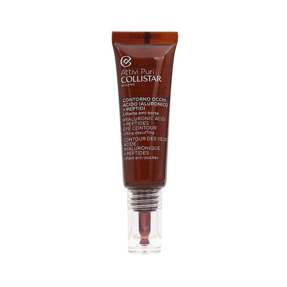 COLLISTAR ATTIVI PURI contorno occhi acido ialuronico + peptidi 15 ml