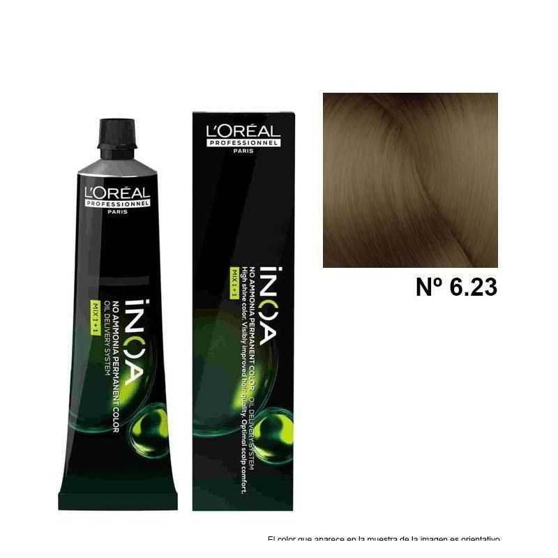 L'ORÉAL PROFESSIONNEL PARIS INOA coloration permanente sans ammoniaque #6.23 60 gr