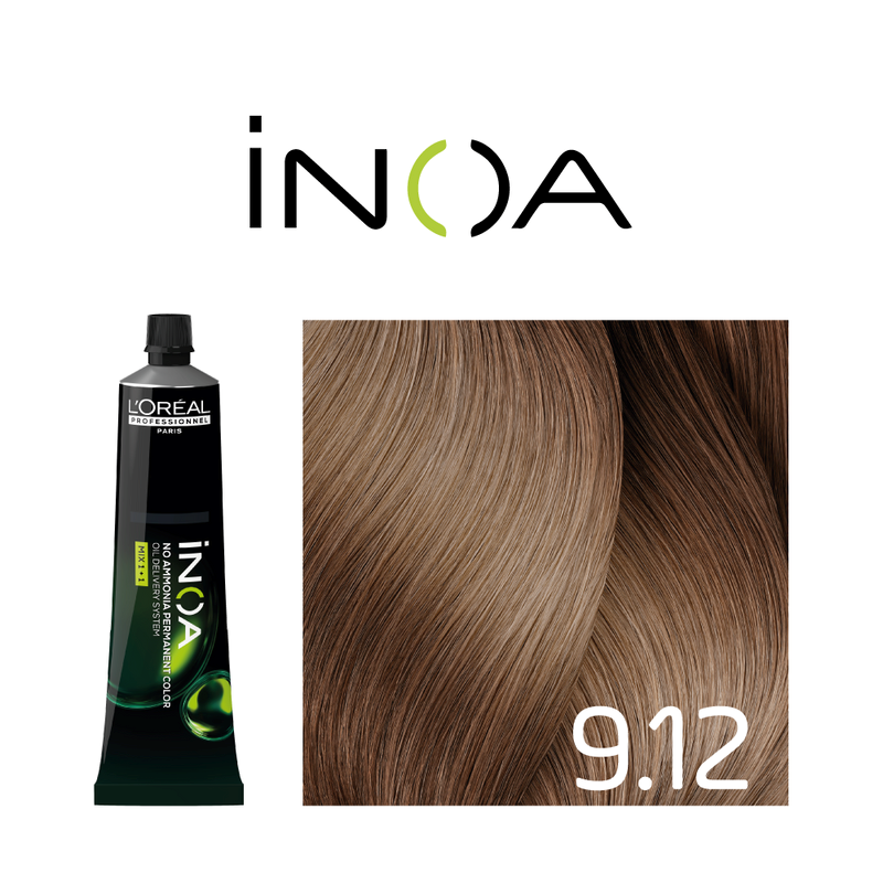 L'ORÉAL PROFESSIONNEL PARIS INOA no ammonia permanent color #9.12 60 gr
