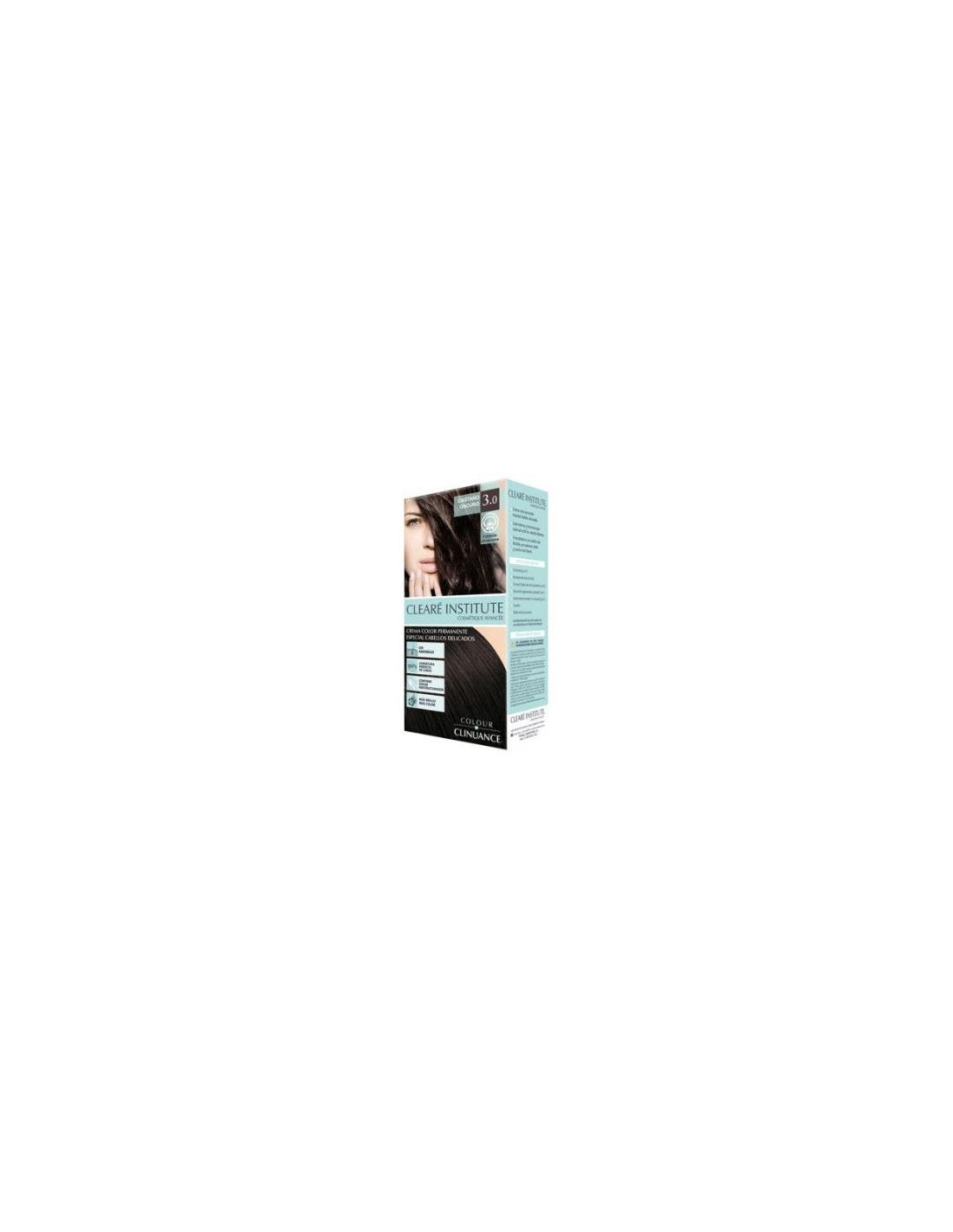 CLEARÉ INSTITUTE COLOUR CLINUANCE cheveux délicats #3.0-brun foncé 1 u
