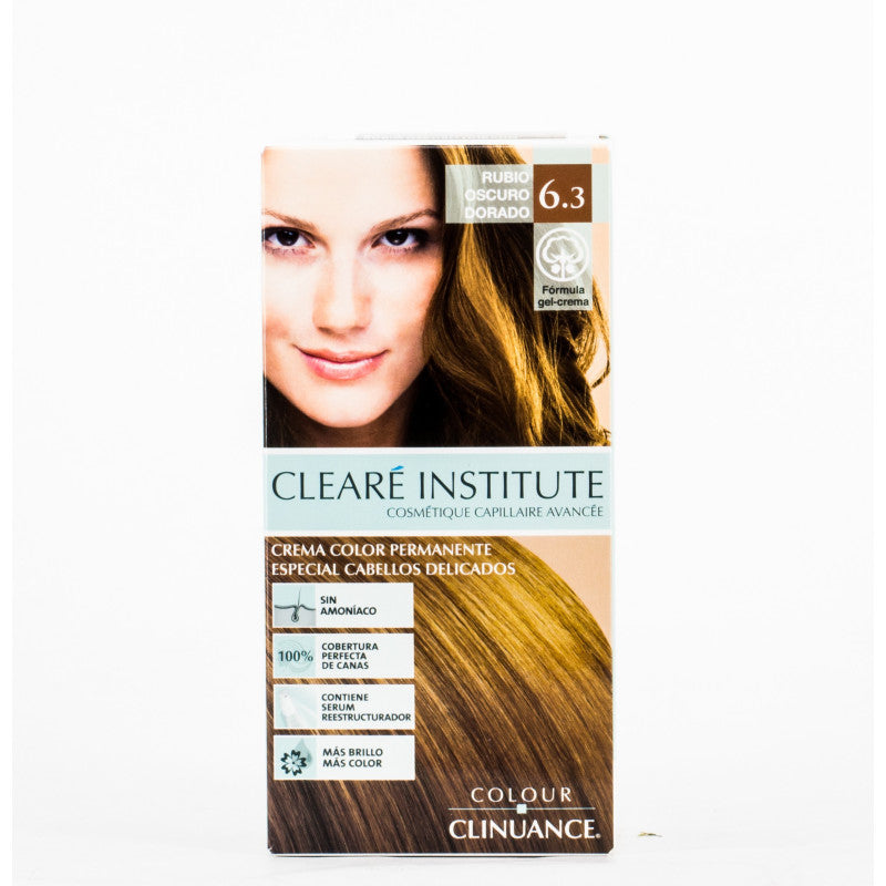 CLEARÉ INSTITUTE COLOUR CLINUANCE delicato per capelli #6.3-biondo scuro dorato 1 u