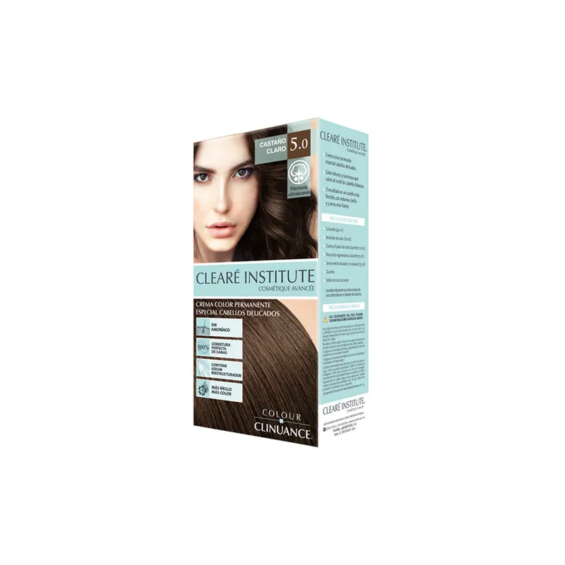 CLEARÉ INSTITUTE COLOUR CLINUANCE delicato capelli #5.0-castano chiaro 1 unità