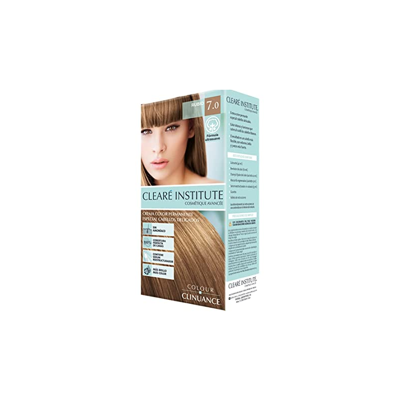 CLEARÉ INSTITUTE COULEUR CLINUANCE cheveux délicats #7.0-blond 1 u