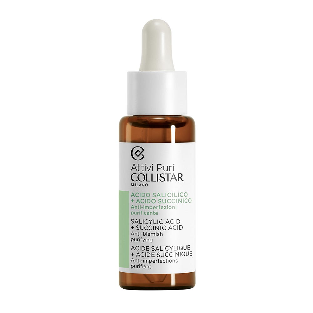 COLLISTAR ATTIVI PURI salicylic + succinic drops 30 ml