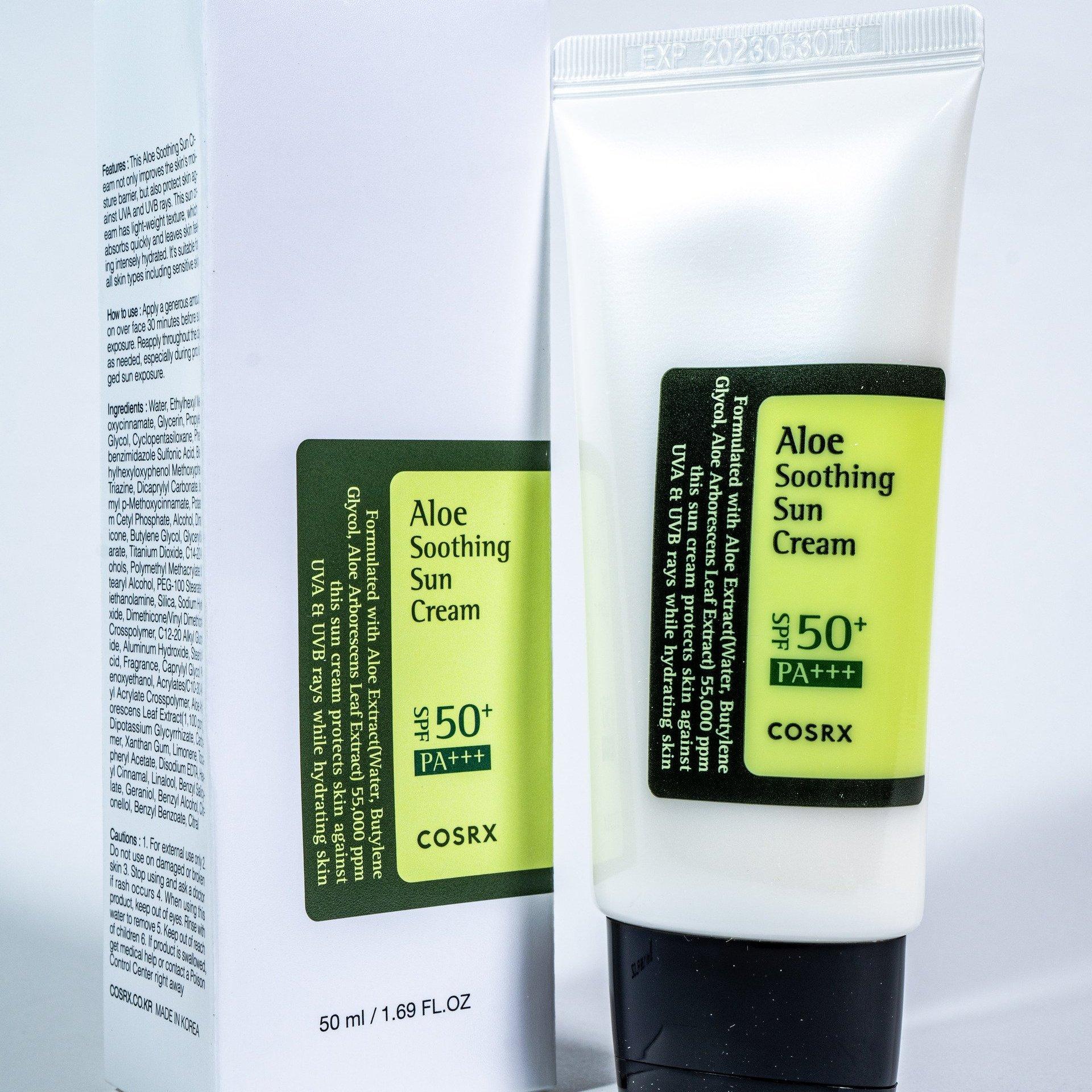 COSRX ALOE SOOTHING crema solare SPF50+ 50 ml