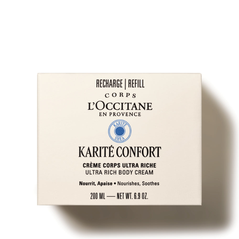 L'OCCITANE EN PROVENCE KARITÉ CONFORT ricarica crema corpo ultra-ricca 200 ml