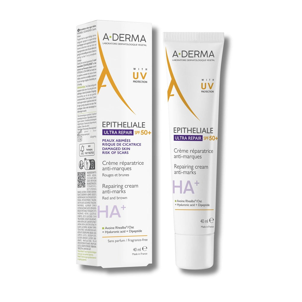 A-DERMA EPITHELIALE AH ULTRA SPF50+ repair cream 40 ml