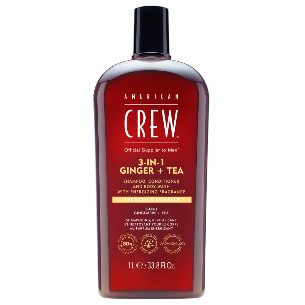 AMERICAN CREW 3-IN-1 GINGER + TEA shampoo 450 ml