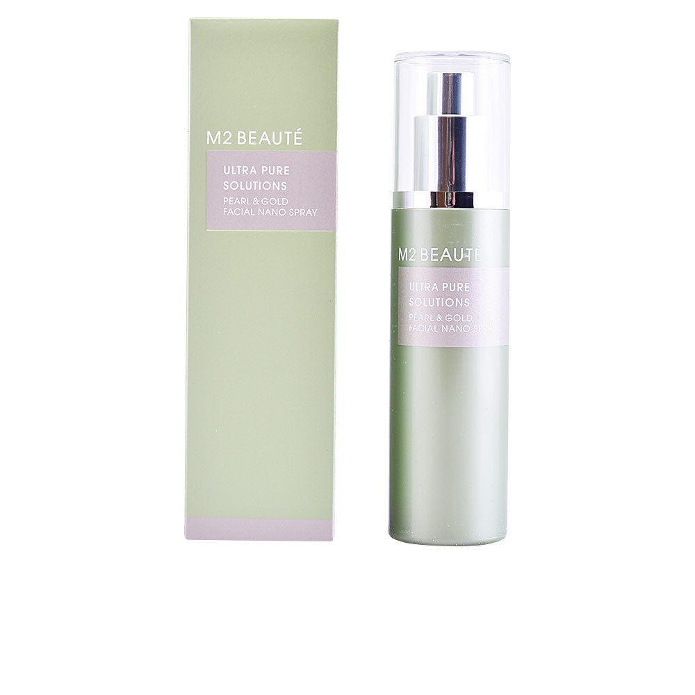 M2 BEAUTÉ ULTRA PURE SOLUTIONS pearl & gold facial nano spray 75 ml