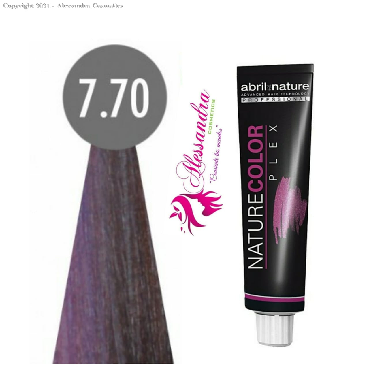 ABRIL ET NATURE NATURECOLOR PLEX crème de coloration permanente #7.70