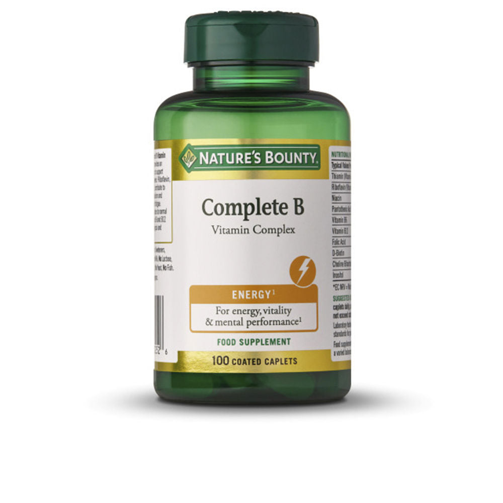NATURE'S BOUNTY B-COMPLEX coated capsules 100 units