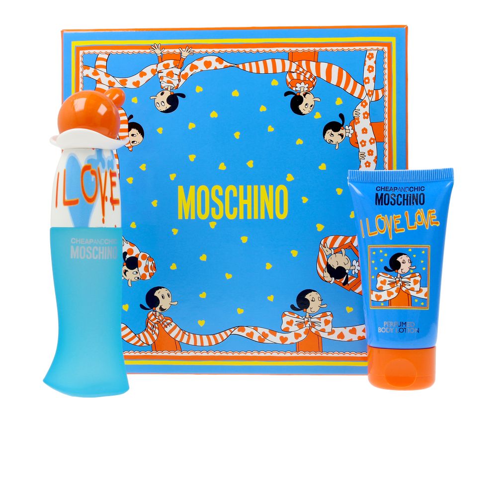 MOSCHINO CHEAP AND CHIC I LOVE LOVE CASE 2 pcs