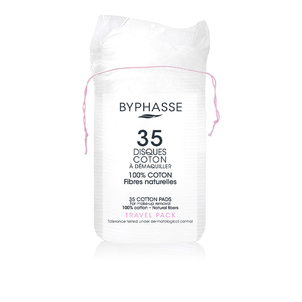 BYPHASSE COTTON PADS makeup remover 35 units