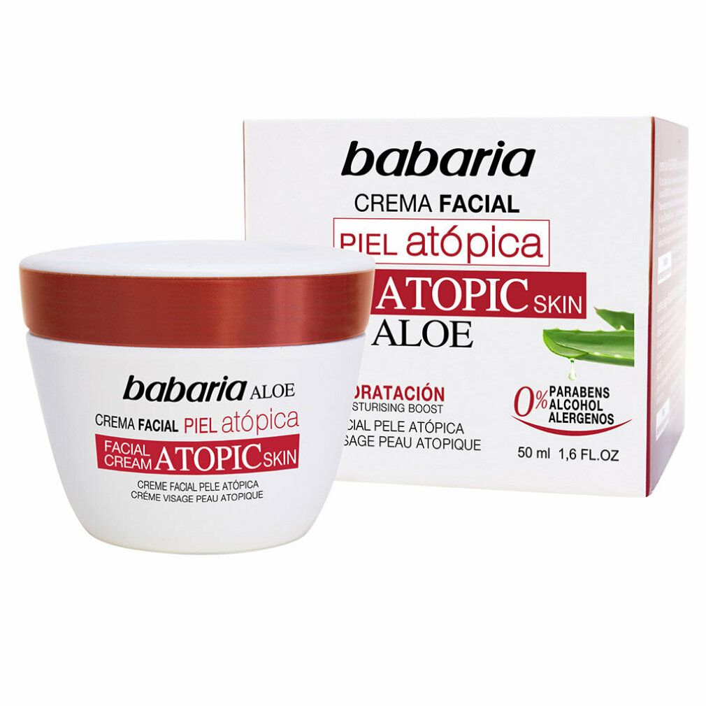 BABARIA ATOPIC SKIN aloe vera facial cream 0% 50 ml