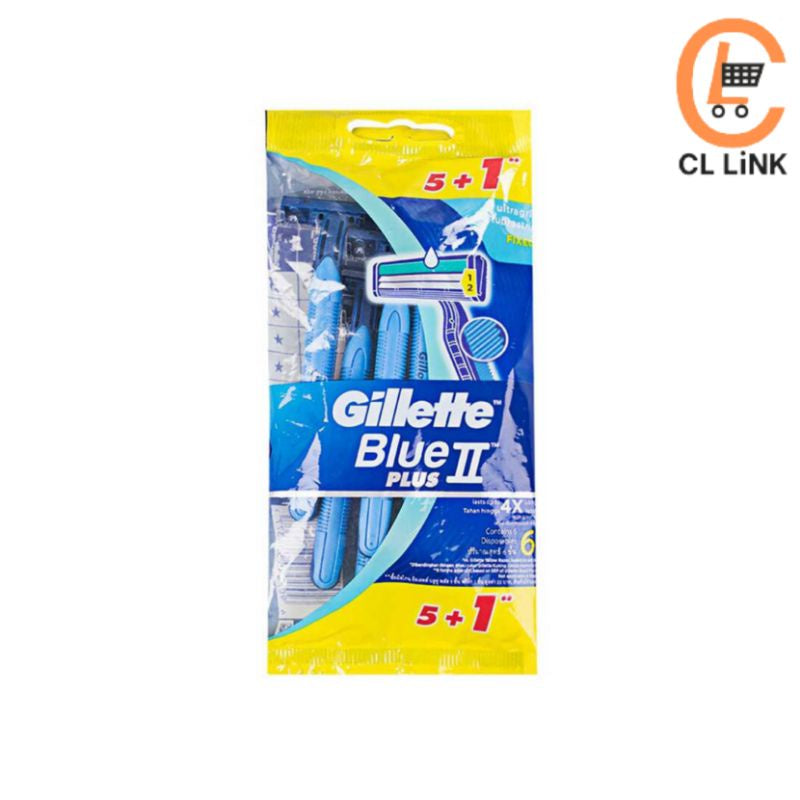 GILLETTE VENUS BLUE II PLUS lame depilatorie monouso 6 unità