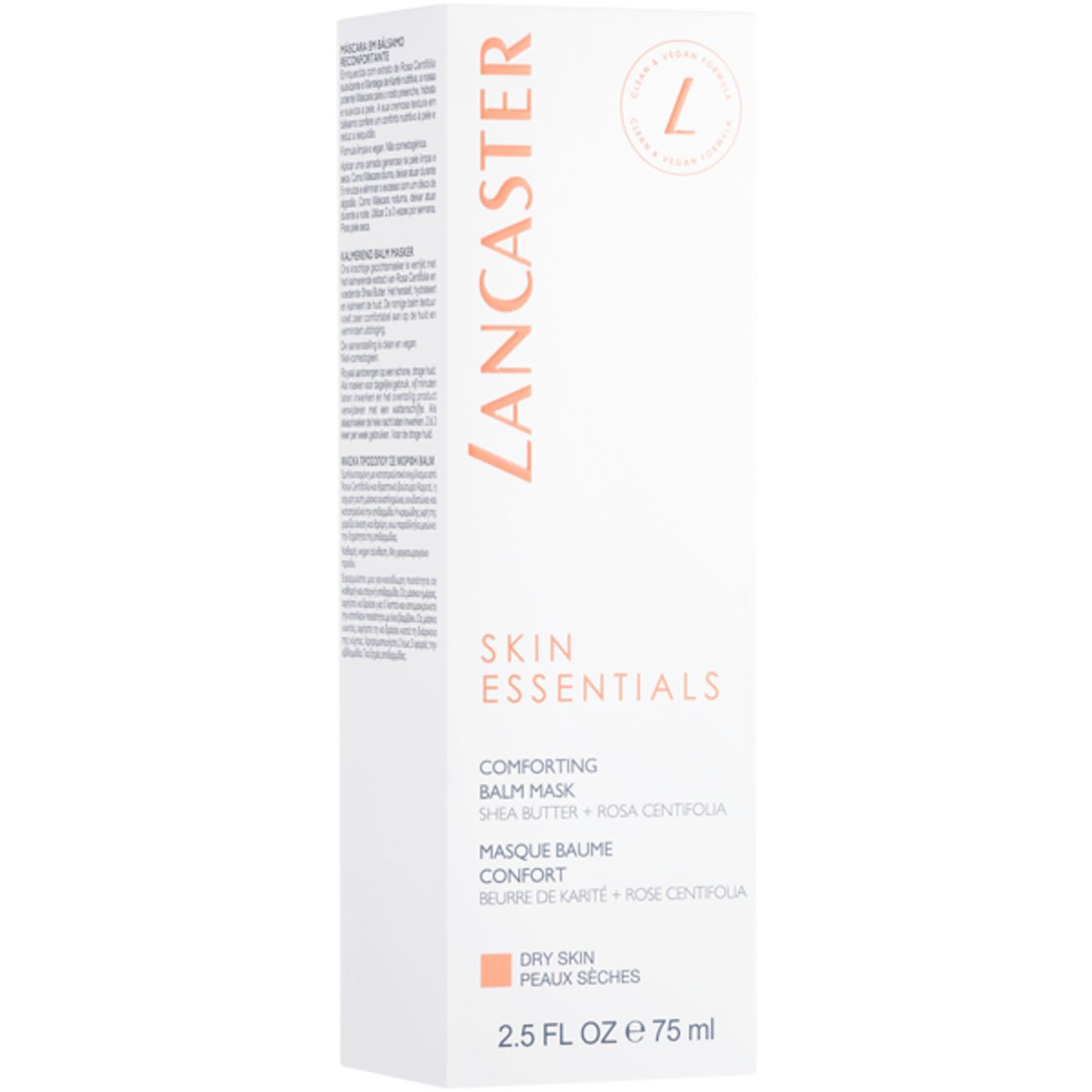 LANCASTER SKIN ESSENTIALS maschera balsamo confortante 75 ml