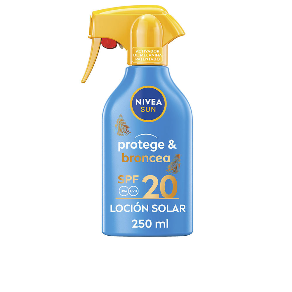 NIVEA SUN PROTECTS &amp; BRONZE sun lotion spray SPF20 250 ml