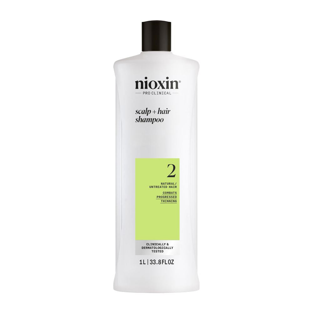 NIOXIN SYSTEM 2 - Shampoo - Natural Hair with Advanced Weakening 1000 ml