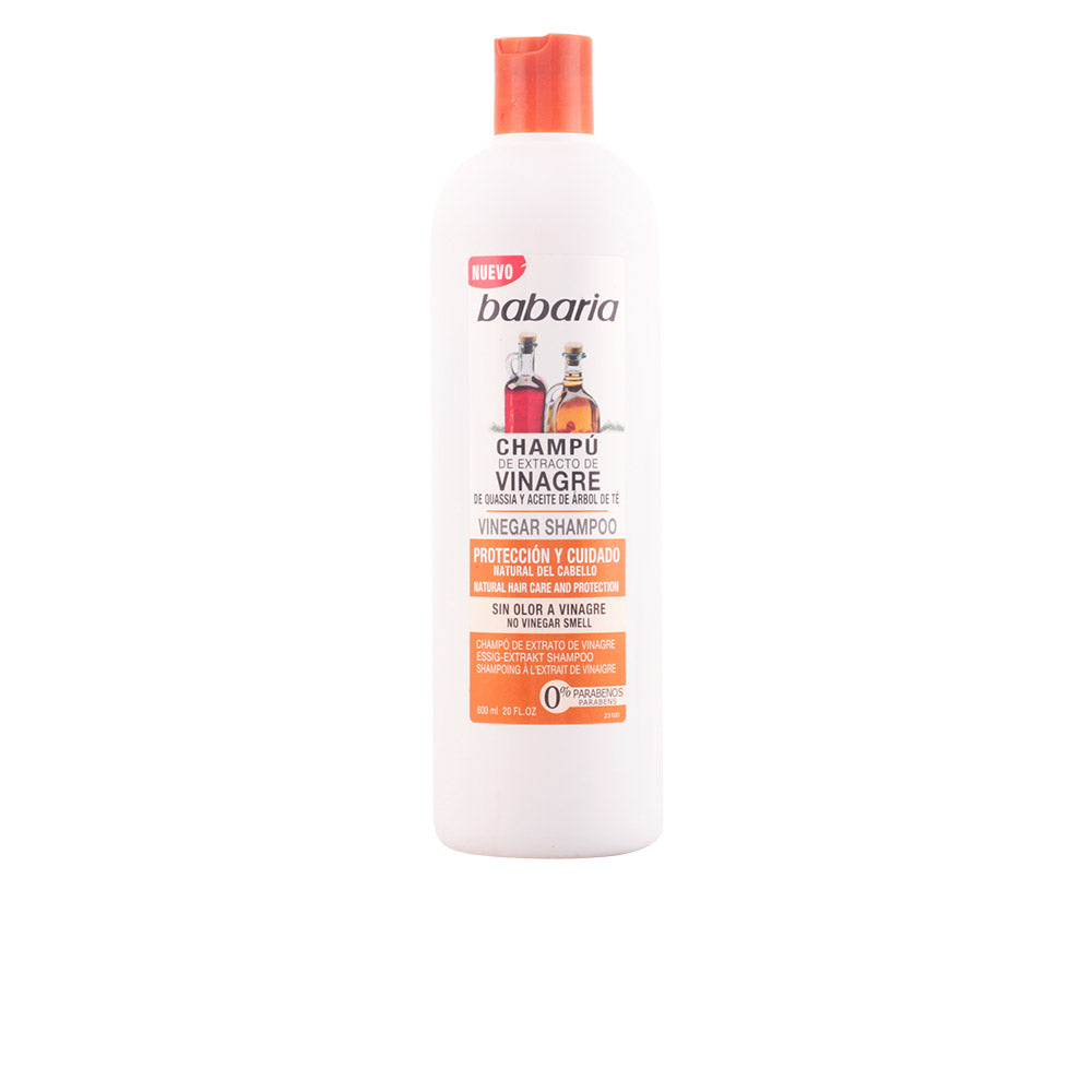 BABARIA VINAGRE champú protección natural cabello 600 ml