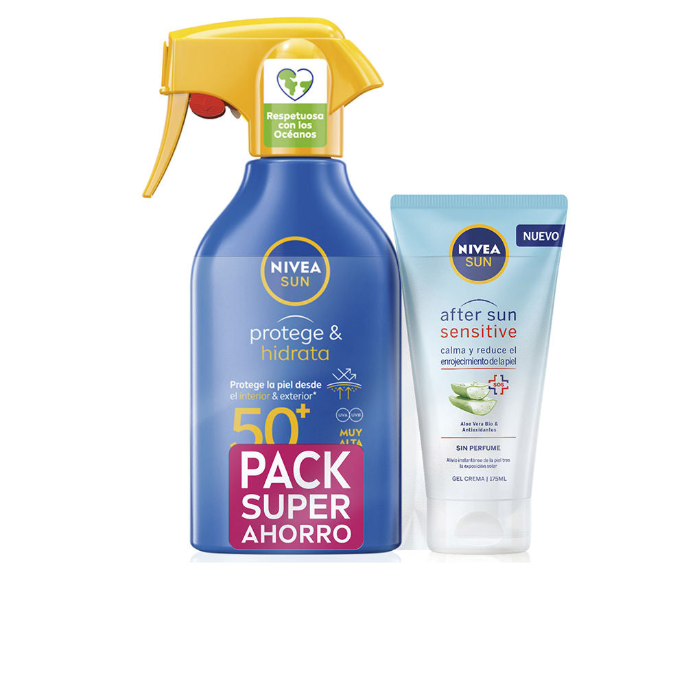NIVEA SUN PROTECT&amp;HYDRATE GUN SPF50 270 ML PACK 2 pcs