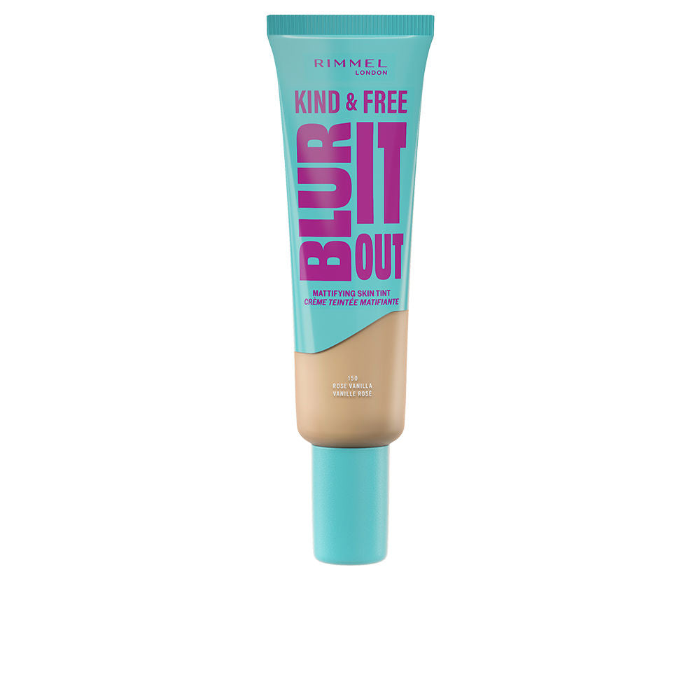 RIMMEL LONDON KIND &amp; FREE BLUR IT OUT matte effect foundation #150-Rose Vanilla 30 ml