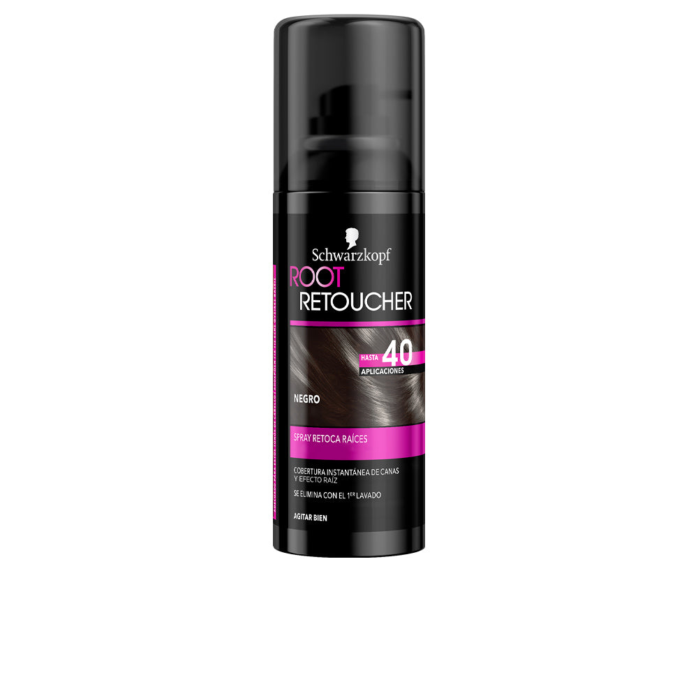 SCHWARZKOPF MASS MARKET ROOT RETOUCHER retouches roots spray #black