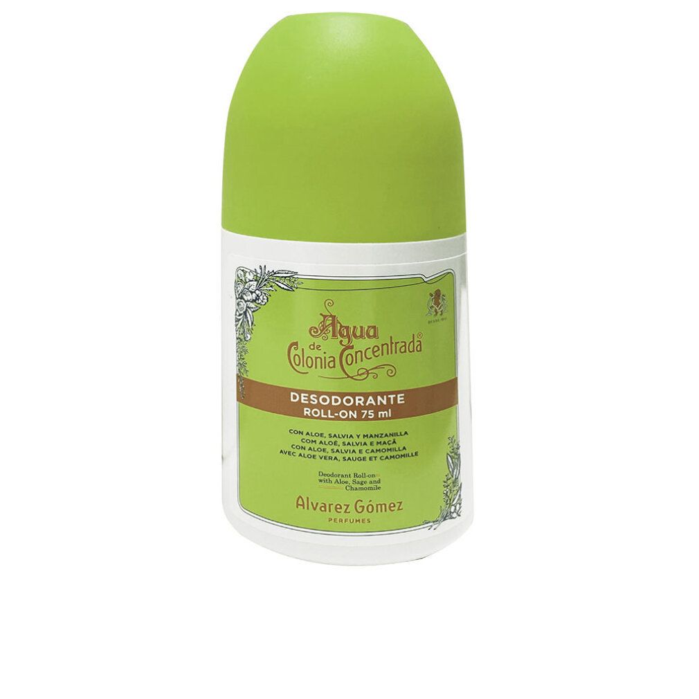 ALVAREZ GOMEZ AGUA DE COLONIA CONCENTRADA deodorante roll-on #fresco 75 ml