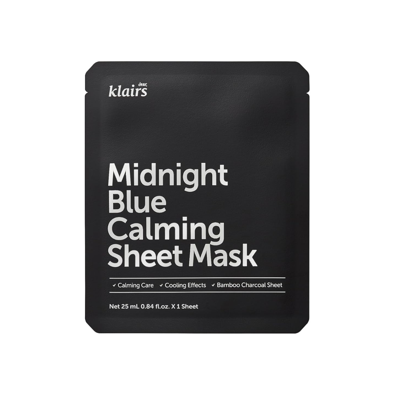 KLAIRS MIDNIGHT BLUE masque en tissu apaisant 25 ml