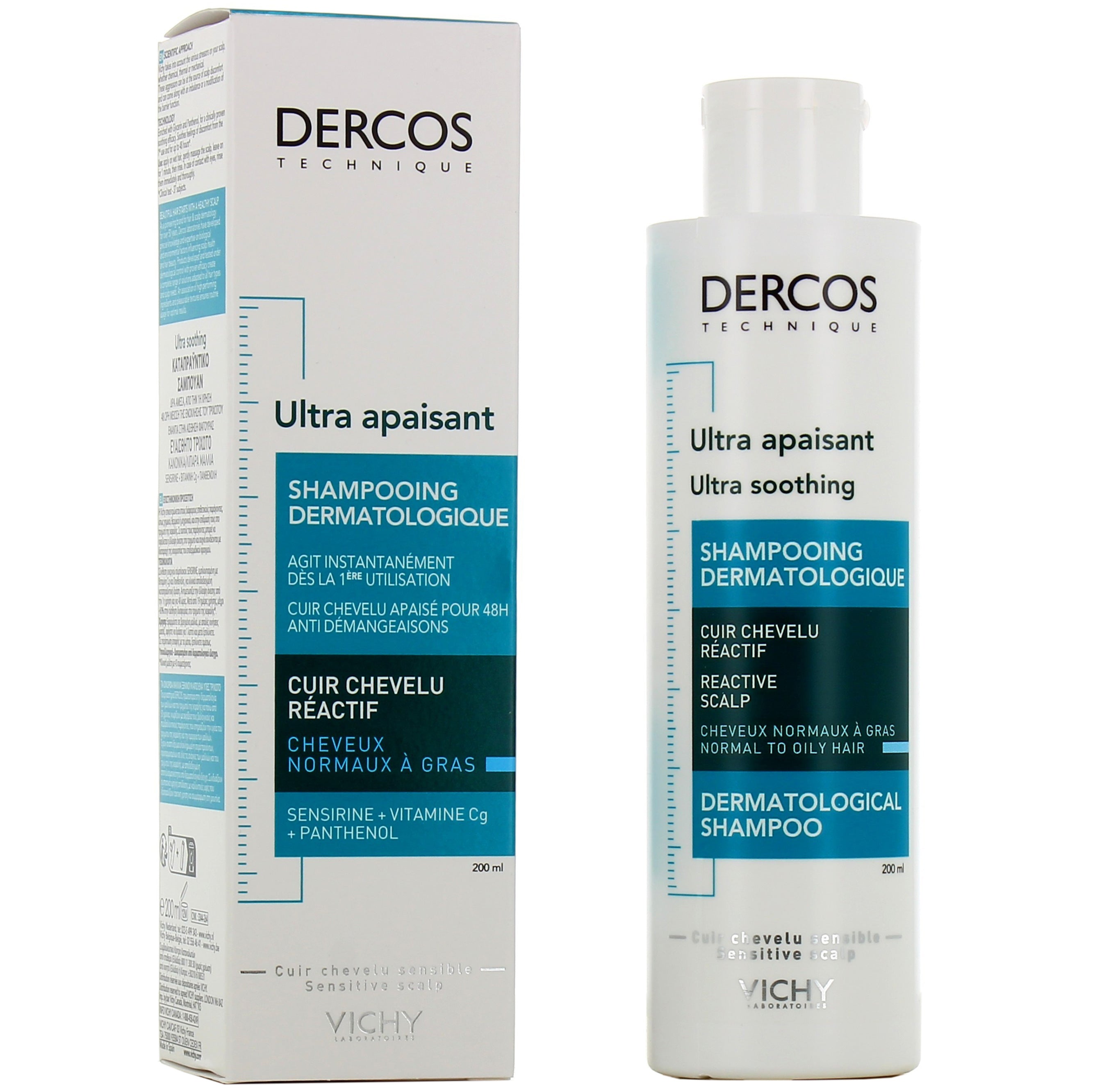 VICHY DERCOS Ultra Soothing Dry Shampoo 200 ml