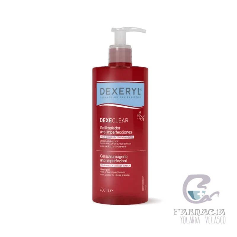 DEXERYL DEXECLEAR Gel Nettoyant Anti-Imperfections 400 ml
