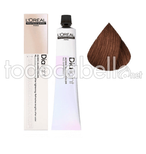 L'ORÉAL PROFESSIONNEL PARIS DIA LIGHT gel-crema acida senza ammoniaca #6,35 50 ml