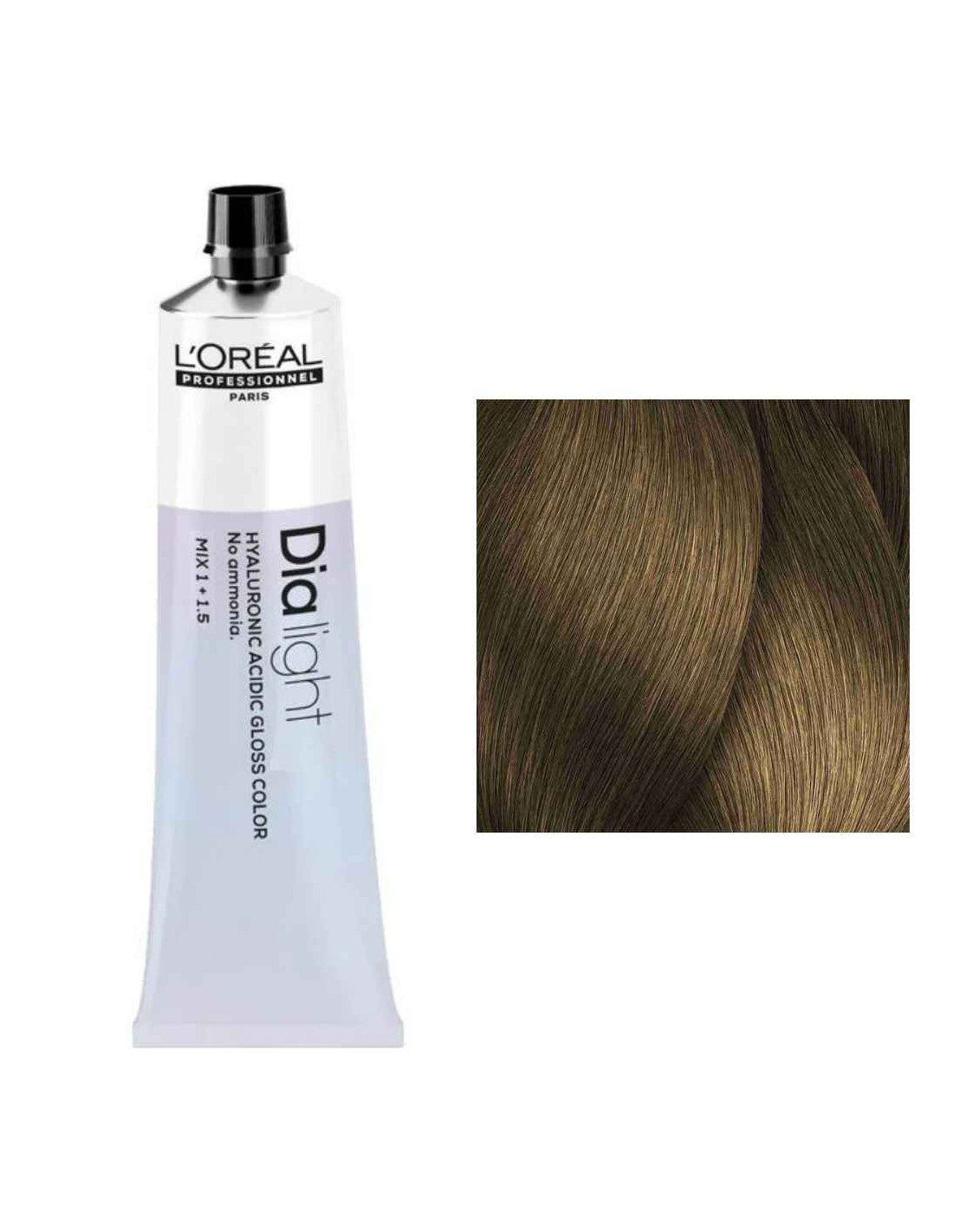 L'ORÉAL PROFESSIONNEL PARIS DIA LIGHT gel-crema acida senza ammoniaca #7.3 60 ml