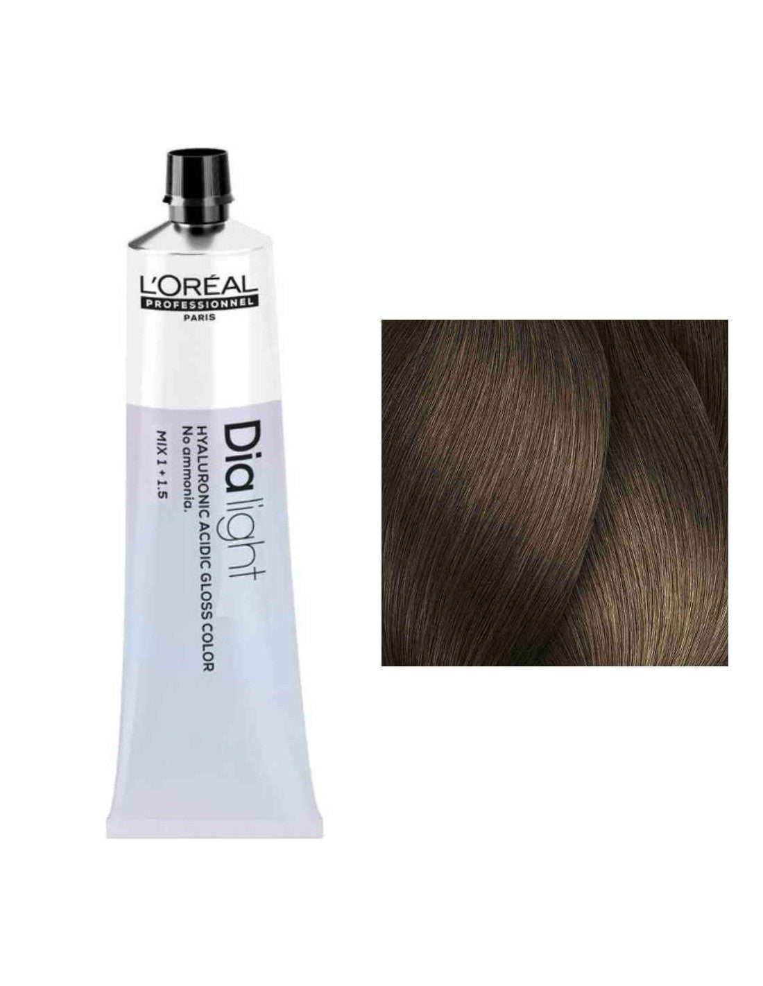 L'ORÉAL PROFESSIONNEL PARIS DIA LIGHT gel-crema acida senza ammoniaca #7.8 60 ml