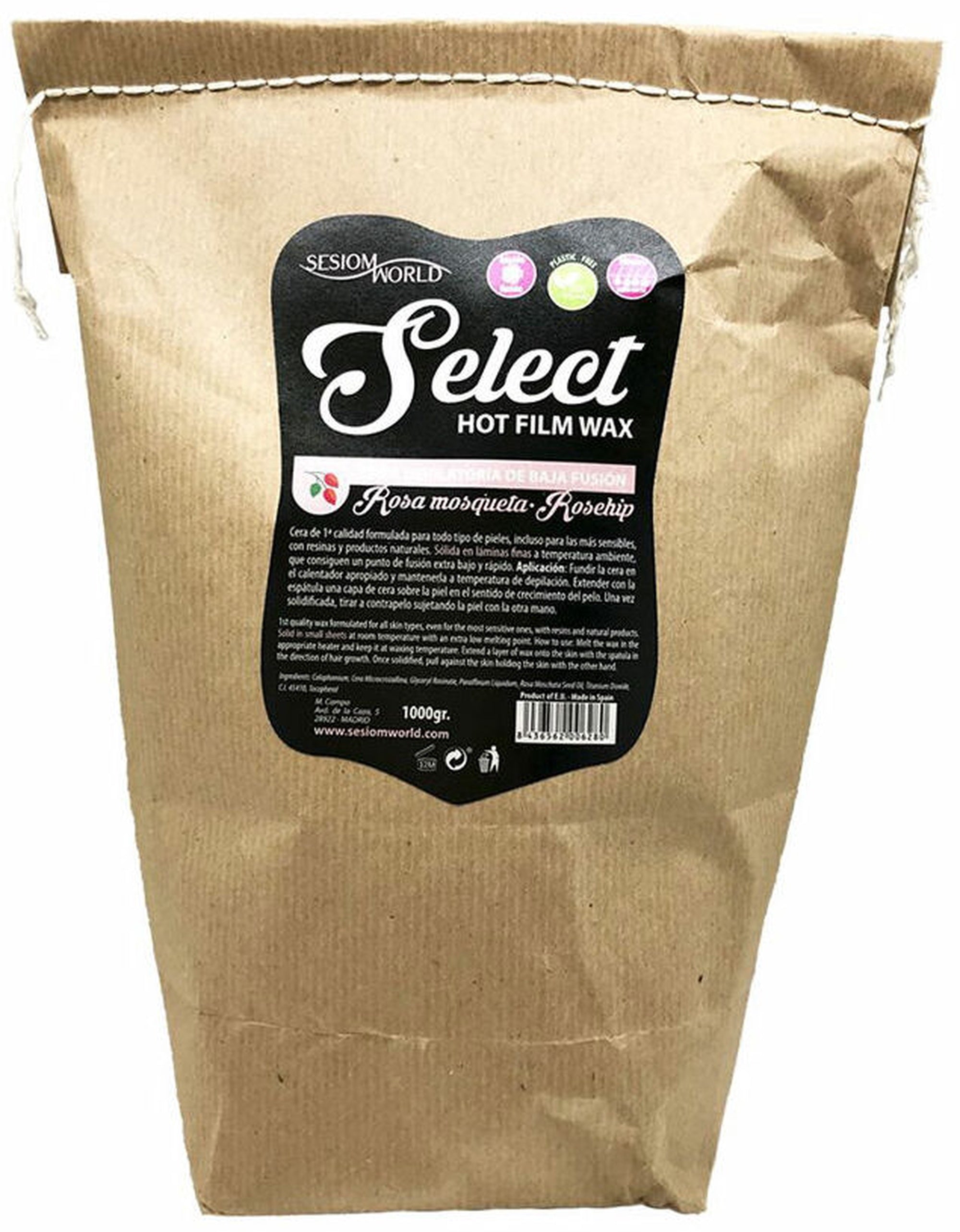 SESIOM WORLD SELECT low melting depilatory wax 1000 gr