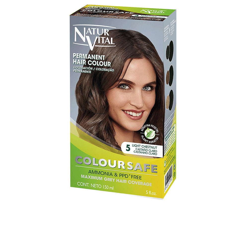 NATUR VITAL COLOURSAFE permanent dye #5-light brown