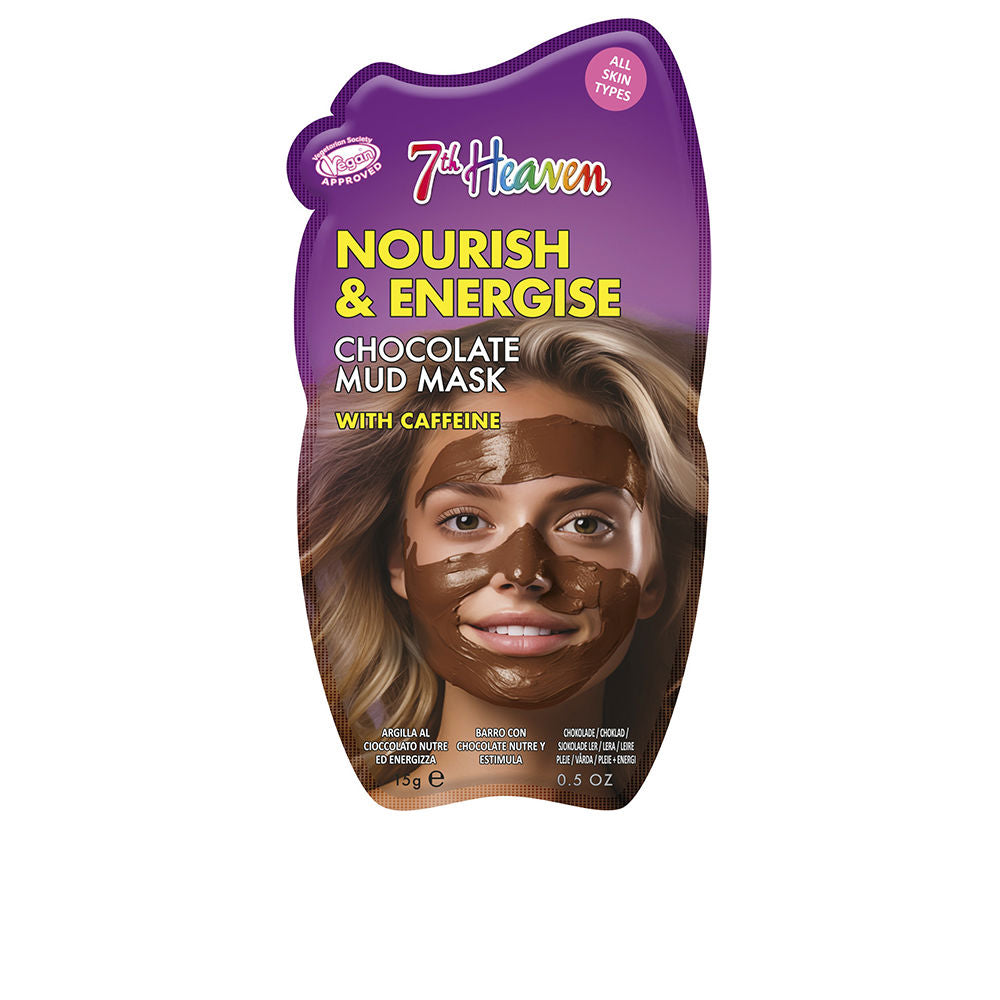 7TH HEAVEN NOURISH &amp; ENERGISE chocolate mud mask with caffeine 15 gr