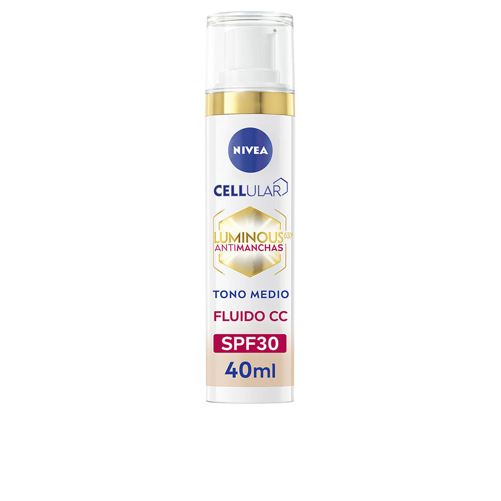 NIVEA LUMINOUS 630º ANTI STAIN CC fluid SPF30 #medium 40 ml