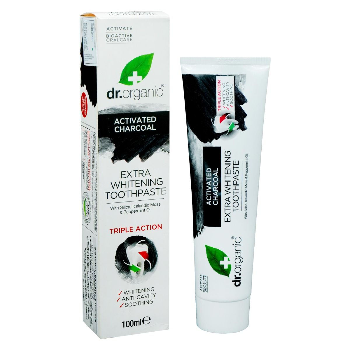 DR. ORGANIC CARBÓN pasta de dientes 100 ml
