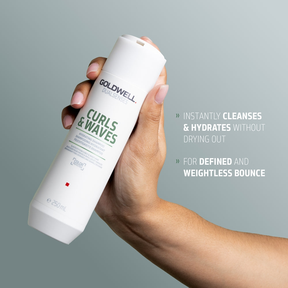 GOLDWELL CURLS &amp; WAVES shampoo 250 ml