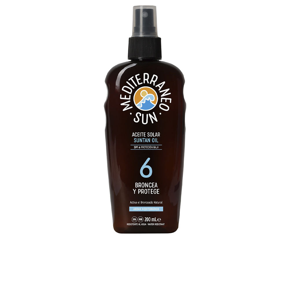MEDITERRANEO SUN COCONUT suntan oil dark tanning SPF6 200 ml