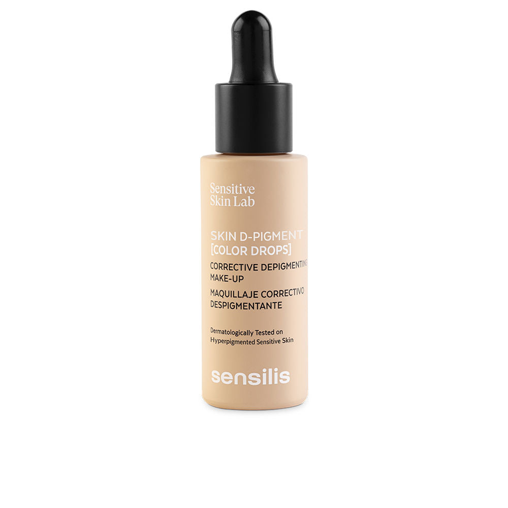 SENSILIS SKIN D-PIGMENT [COLOR DROPS] depigmenting corrective makeup #Sand 30 ml
