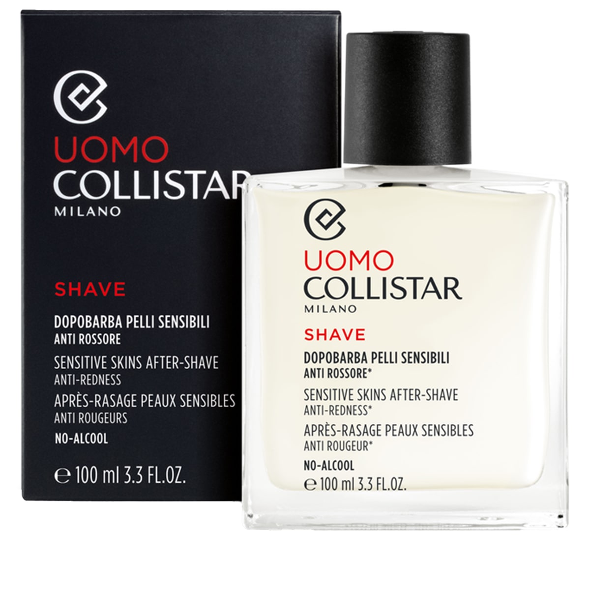 COLLISTAR UOMO SHAVE aftershave para pieles sensibles anti-enrojecimiento 100 ml