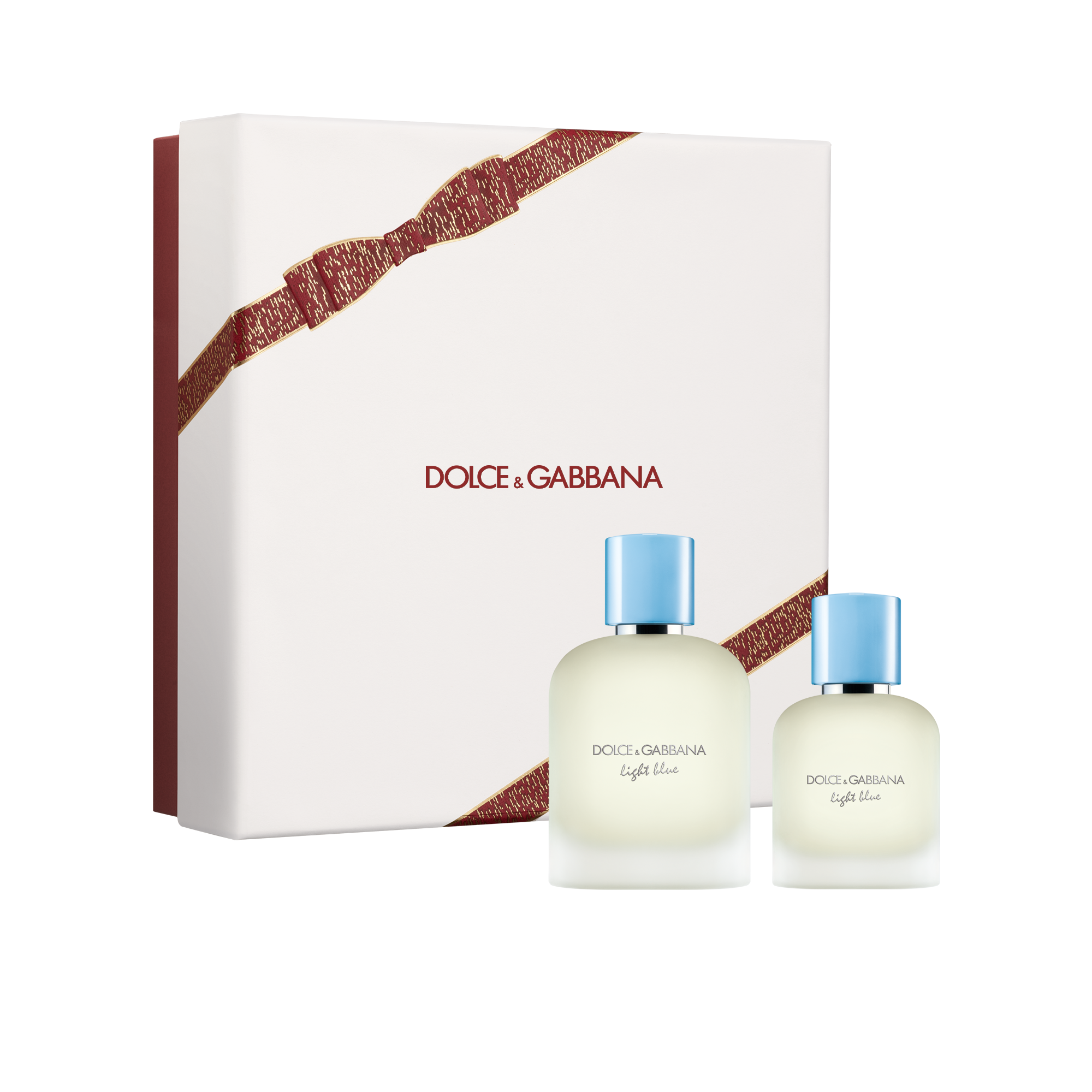DOLCE & GABBANA LIGHT BLUE POUR HOMME CASE 2 pcs
