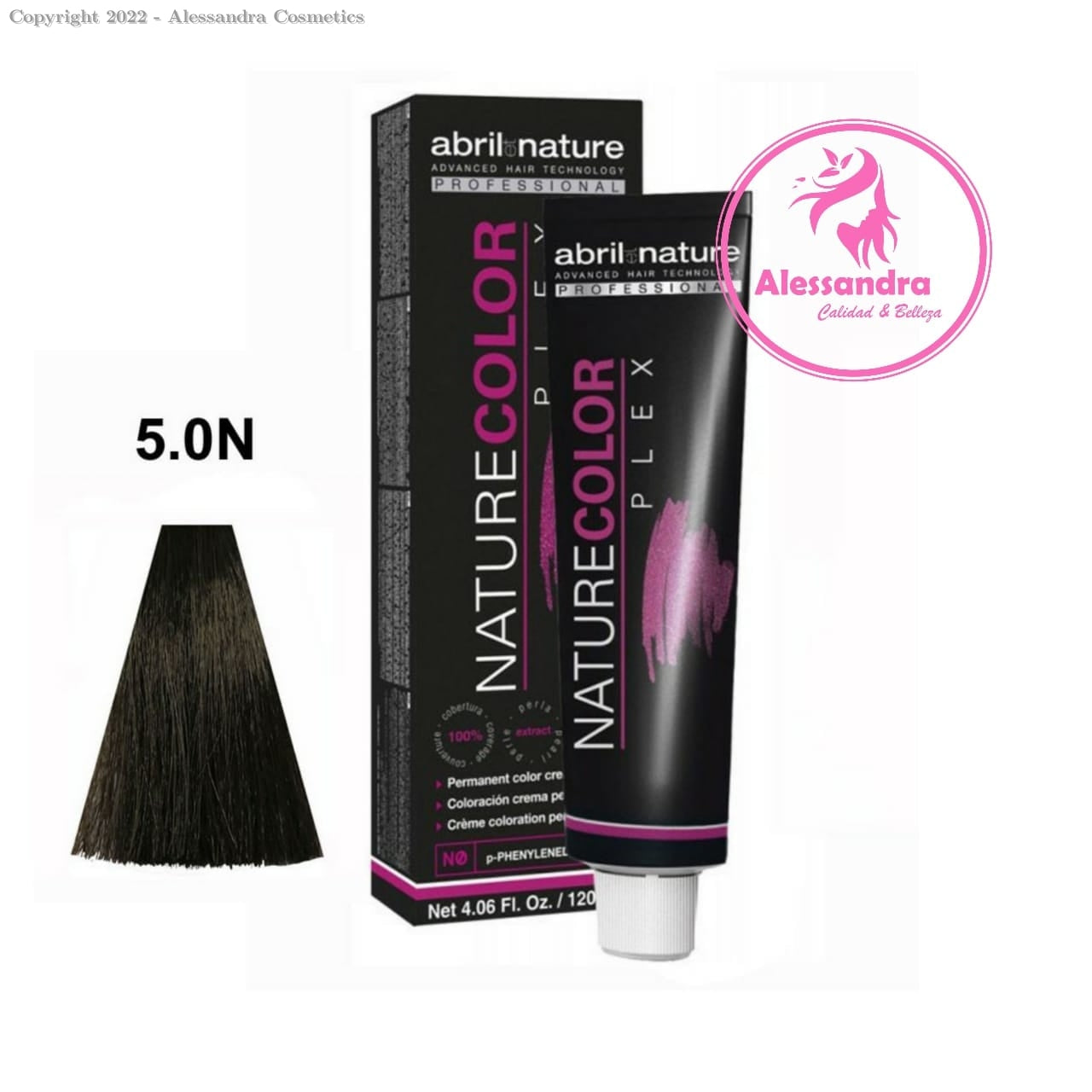 ABRIL ET NATURE NATURECOLOR PLEX crema colorante permanente #5.0N