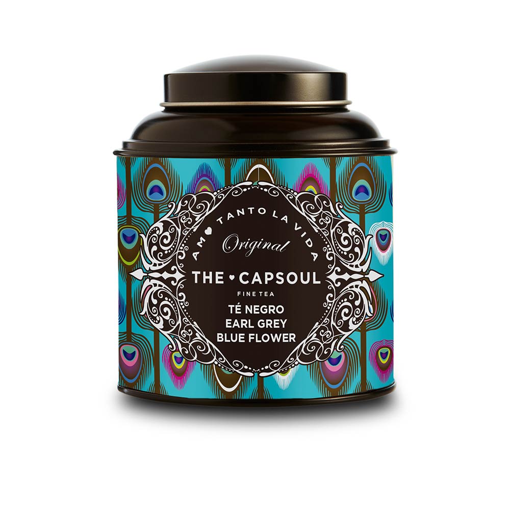 THE CAPSOUL TÉ GRANEL negro earl grey blue flower 100 gr