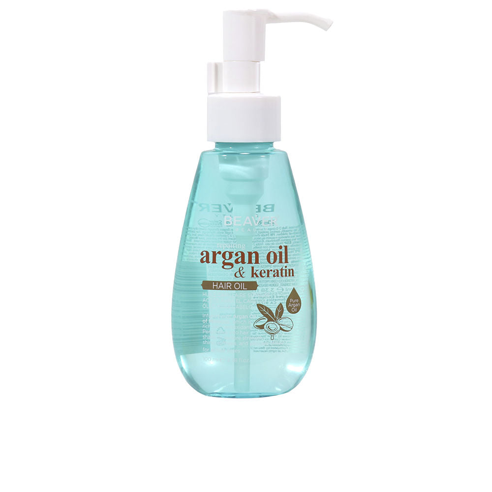 BEAVER  ARGAN OIL &amp; KERATIN hair oil 100 ml